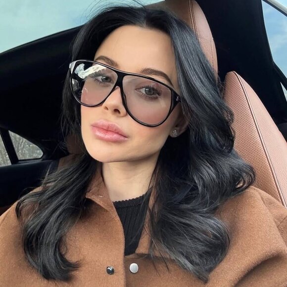Saint Laurent SL731 GASPAR 001 Aviator Sunglasses - Black\Light Blue - Picture 1 of 13